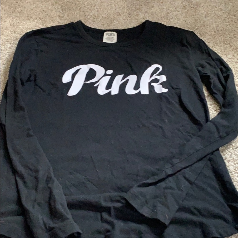 Black “pink” Long sleeve t shirt size small